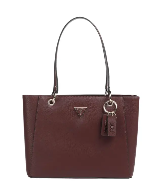 Guess - Γυναικεία Τσάντα Ώμου/Χειρός Noelle II HWZG9672250-BUR Μπορντό