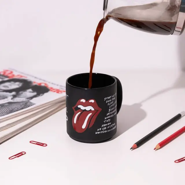 Grupo Erik® The Rolling Stones Κεραμική Κούπα 350ml- Black 2