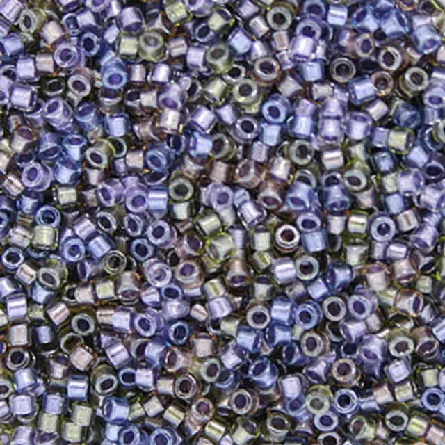 Χάντρα Miyuki Delica 11/0 - DB986 - Lined Purple/Bronze Mix ~7gr