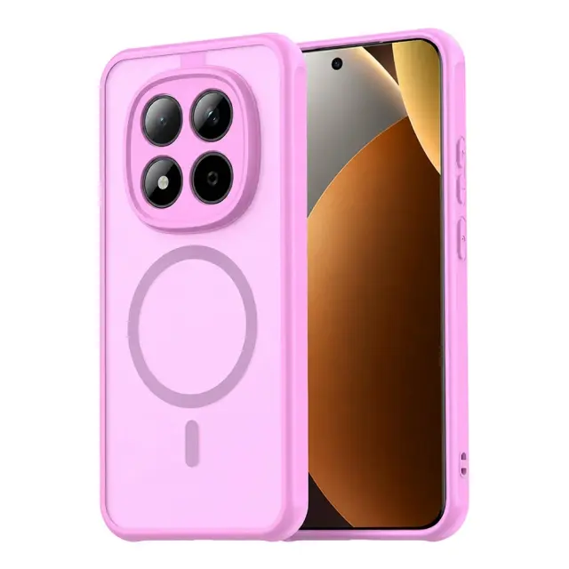 Techsuit® HaloFrost II MagSafe για Xiaomi Redmi Note 15 Pro+ 5G/Poco M8 Pro 5G-Pink
