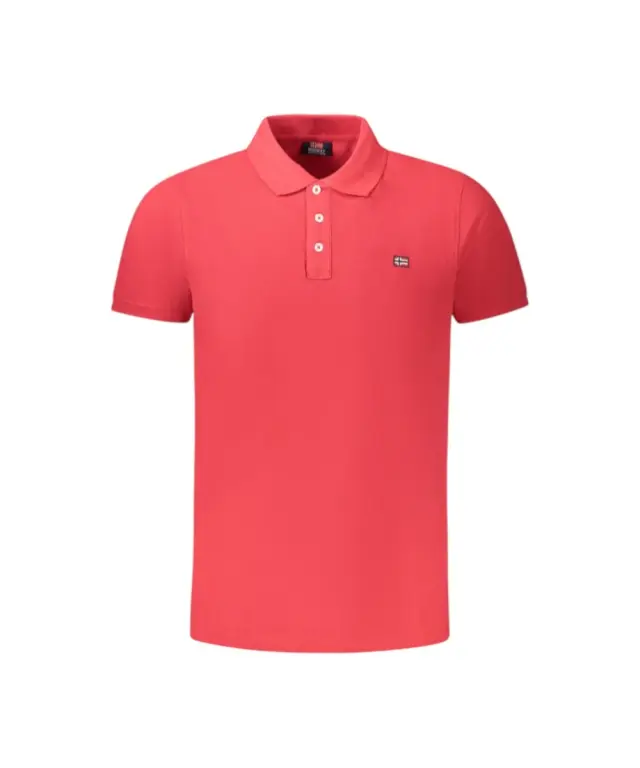 Norway Nautical School - Ανδρικό T-shirt Κοντομάνικο Polo 838861-BITTER Κόκκινο