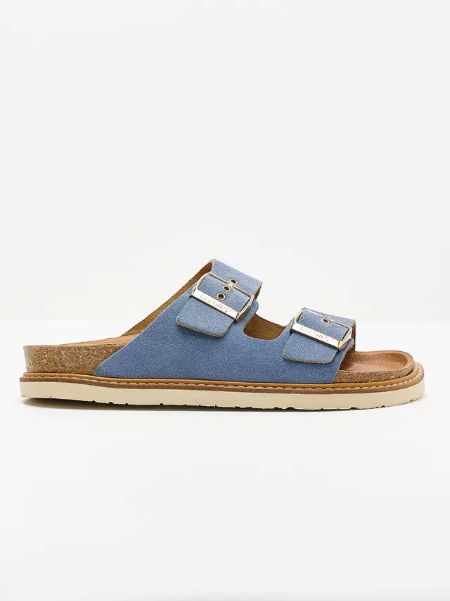Genuins Πέδιλα Γυναικείο δέρμα suede Μπλέ GEN/HAWAII VELOUR JEANS - 36 2