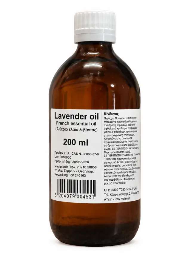 MEDIPLANTS lavender oil -Αιθέριο Έλαιο Λεβάντα 200ml