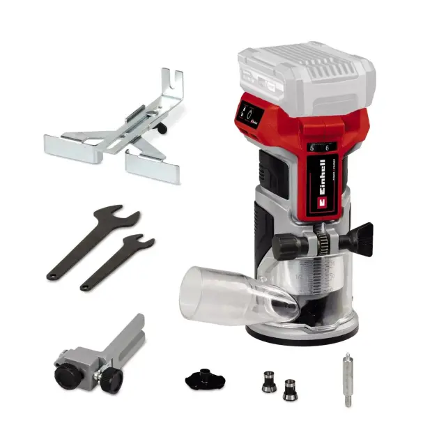 Einhell 4350412 - Ασύρματο Palm Router TP-ET 18 Li BL PurePOWER Brushless (Χωρίς Μπαταρία + Φορτιστή)
