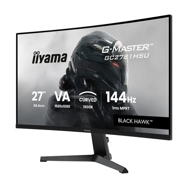 iiyama Monitor 27" G-Master GC2781HSU-B1 Black Hawk VA FHD (GC2781HSU-B1) 2