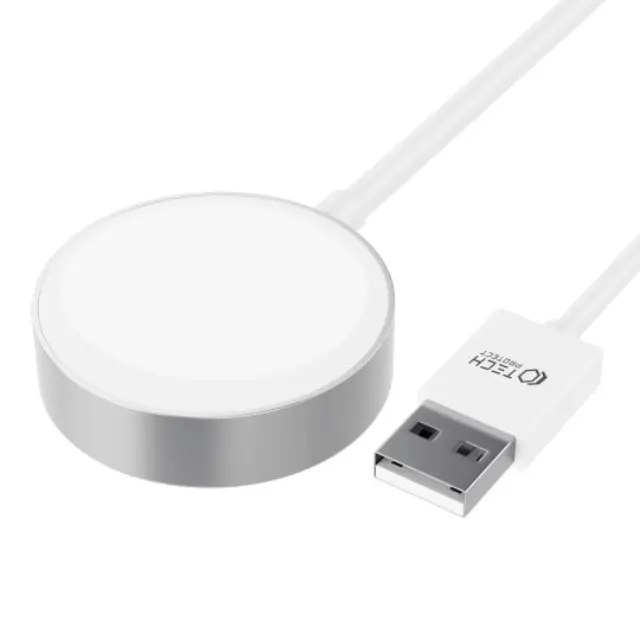 Tech-Protect Ασύρματός Φορτιστής UltraBoost Magnetic USB-A for Apple Watch 1.2m White 2