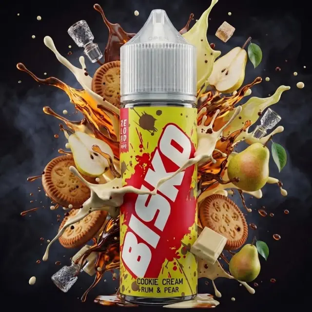 Bisko Cookie Cream Rum & Pear 15ml/60ml