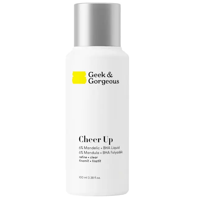 Geek & Gorgeous Cheer Up 100ml – Toner με 6% Mandelic & Salicylic Acid για Απολέπιση & Καθαρισμό Πόρων