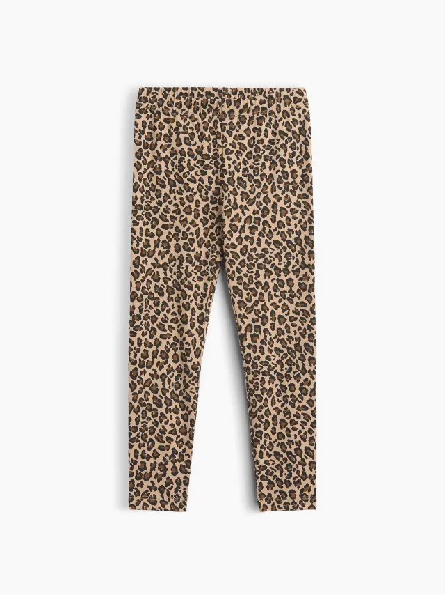 Βρεφικό babyGap Κολάν με Λάστιχο στη Μέση Leopard brown