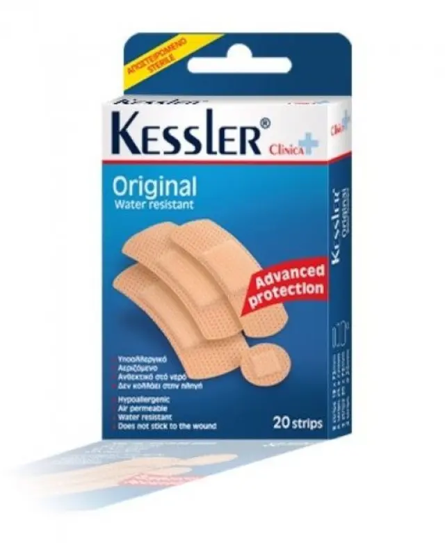 Kessler Aδιάβροχα και Αποστειρωμένα Αυτοκόλλητα Επιθέματα Clinica Original 20τμχ