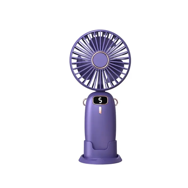 COOL POINT "CINDY" MINI ΑΝΕΜΙΣΤΗΡΑΣ ΧΕΙΡΟΣ 5W ΕΠΑΝΑΦΟΡΤΙΖΟΜΕΝΟΣ - ΜΩΒ
