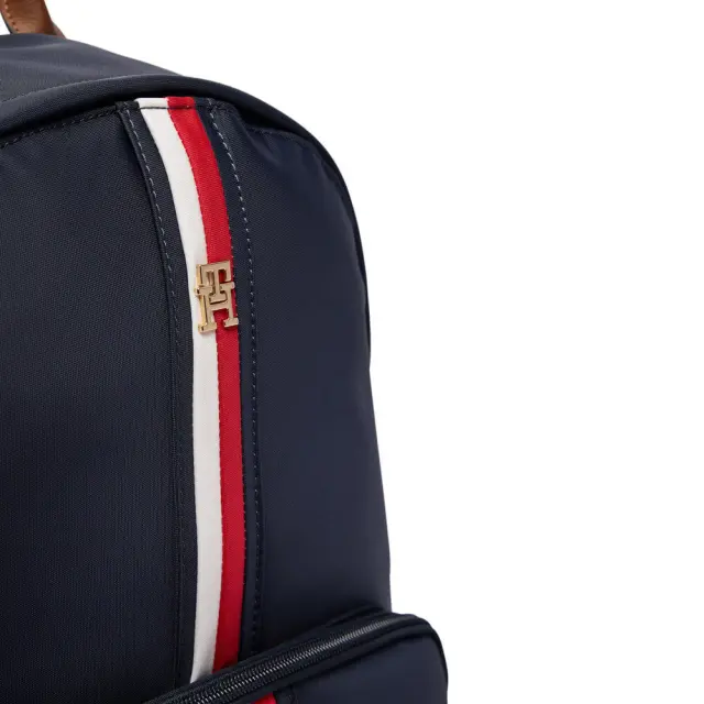 Tommy Hilfiger Γυναικείο Μεγάλο Σακίδιο Πλάτης Popette Dome Backpack Corp Μπλε 2