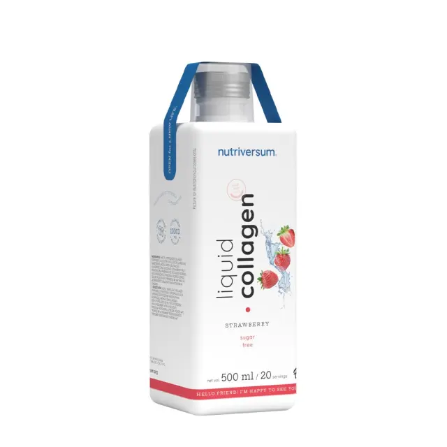 Nutriversum Liquid Collagen 10.000 Mg Sugar Free Strawberry, 500 ml
