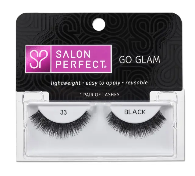 Salon Perfect Βλεφαρίδες Go Glam | Απόχρωση 33 Black
