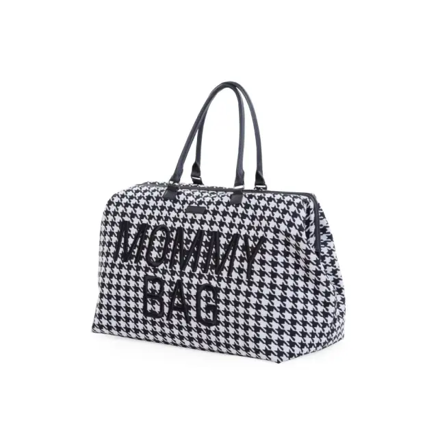 Τσάντα Αλλαγής ChildHome Mommy Bag Pied de Poule black BR77798 2