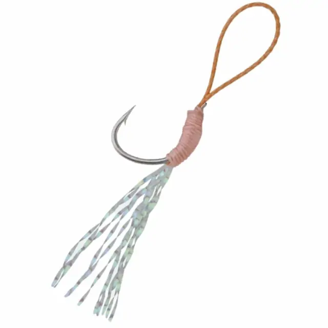 BKK Thunderbolt+ Assist Hooks – Bright Tin Micro Jigging σε 5 Μεγέθη με 3–7kg Test XL 2