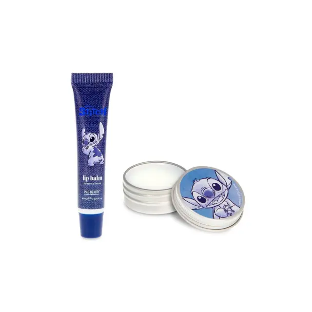 Mad Beauty Stitch Denim Lip Balm Duo Με Άρωμα Μύρτιλο 2