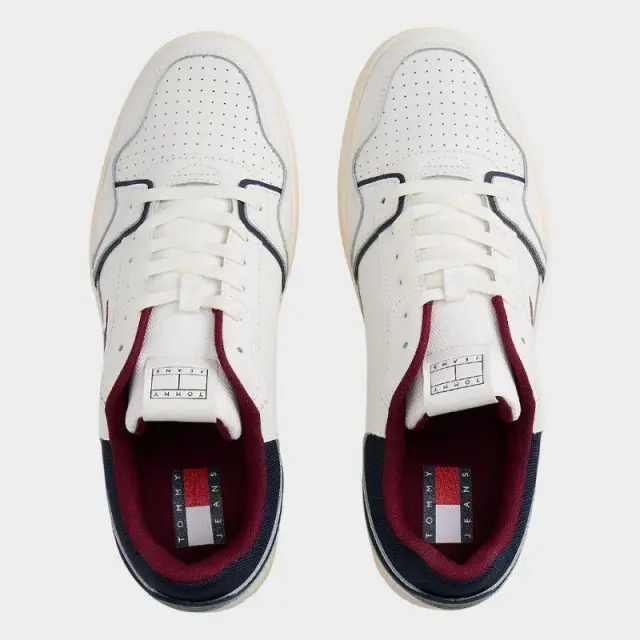 Tommy Hilfiger - Ανδρικά Sneakers Th Retro Basket EM0EM01612-0GZ Εκρού - 46 3