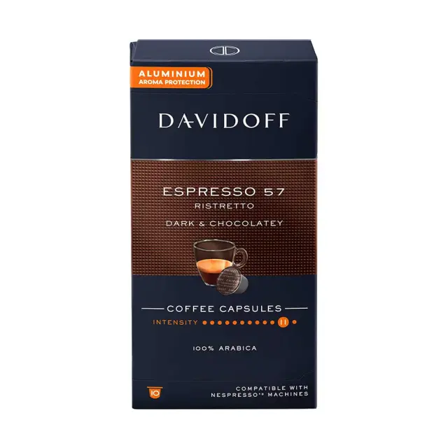 Davidoff 57 Ristretto Κάψουλες Nespresso 10τμχ