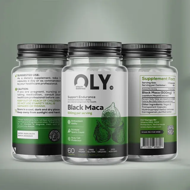 Oly Black Maca 500 mg 3