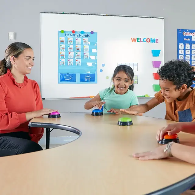 Learning Resources Εκπαιδευτικό Παιχνίδι Buzzers Απαντήσεων 4 τεμάχια για 3+ ετών LER 3774 2