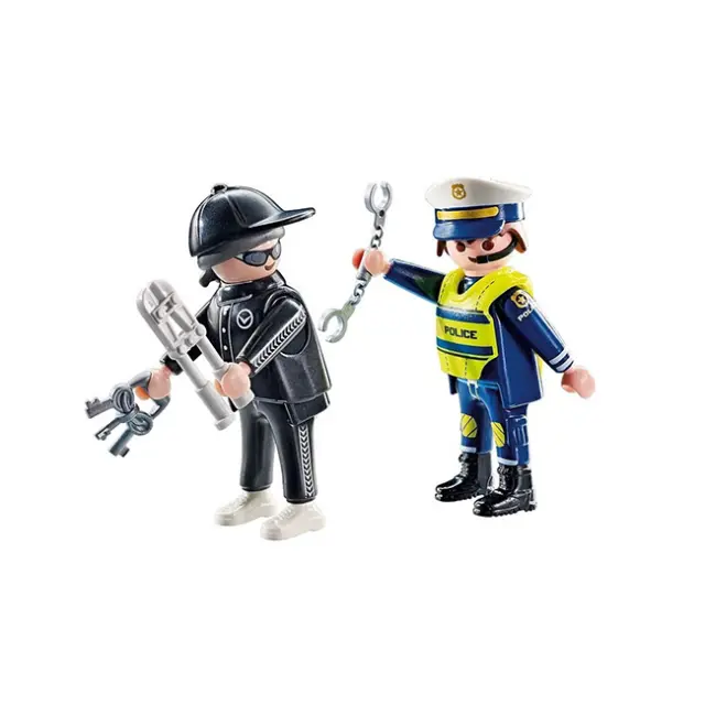 Playmobil DuoPack Αστυνόμος & Διαρρήκτης (71804) 2