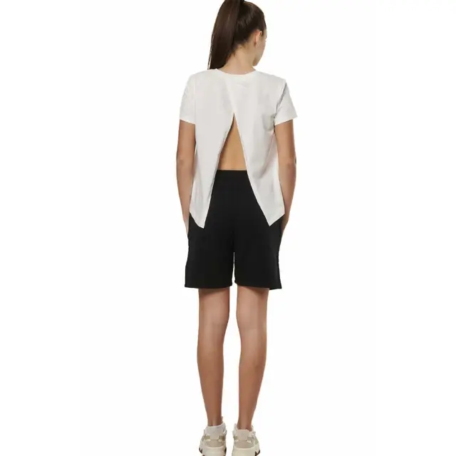 Body Action Women's Crossover Top Άσπρο 051528-02 (Body Action) - Medium 3