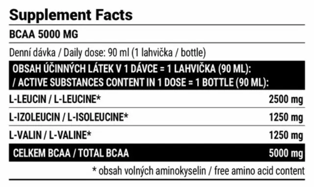 Extrifit BCAA 5000 mg grape, 90-ml 2