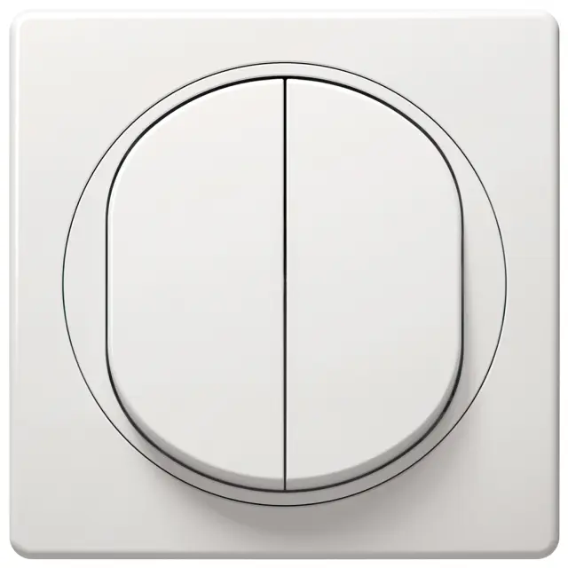 EON E6072.00 Alternative switch double, white 15.005.0126