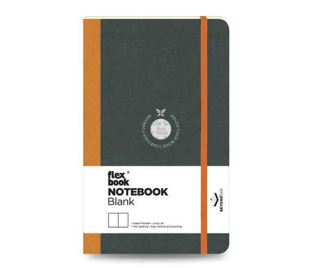 Σημειωματάριο HB Flex Blank Medium 13*21 Orange (The Writing Fields)