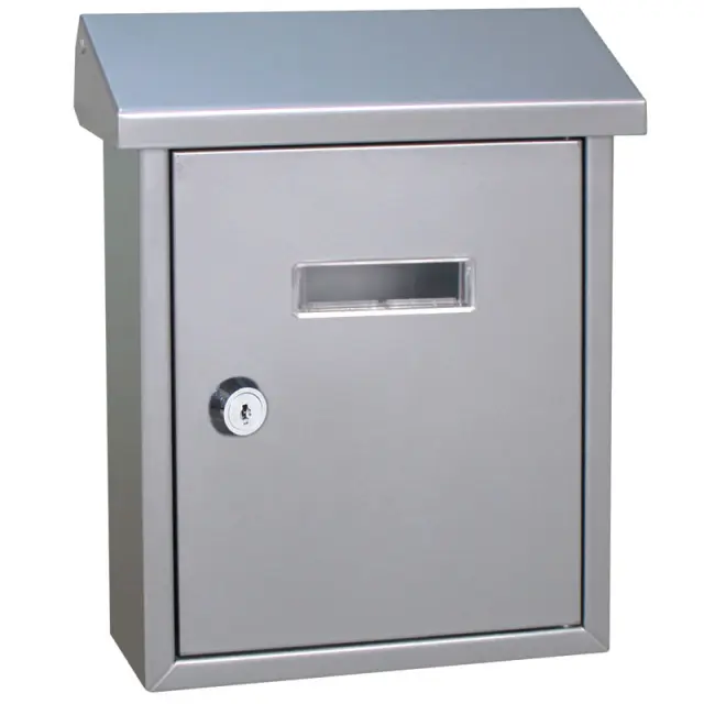 Γραμματοκιβώτιο Μεταλλικό Ασημί "Easy" 19x8x25.5cm 2