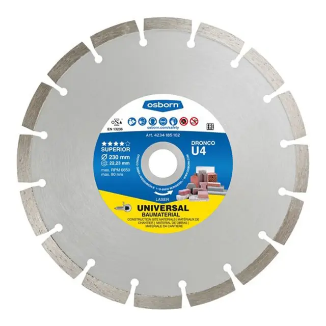 OSBORN ΔΙΣΚΟΣ ΚΟΠΗΣ SUPERIOR U4 Φ115