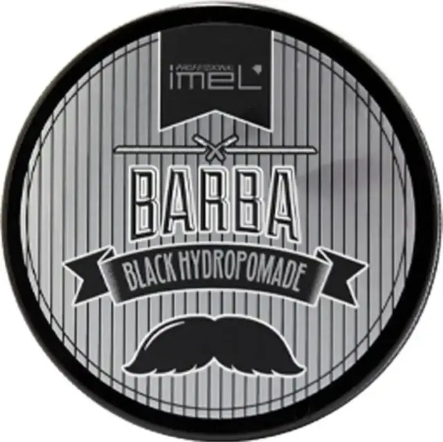 IMEL Barba Black Hydropomade Strong Hold Πομάδα Μαλλιών 100ml