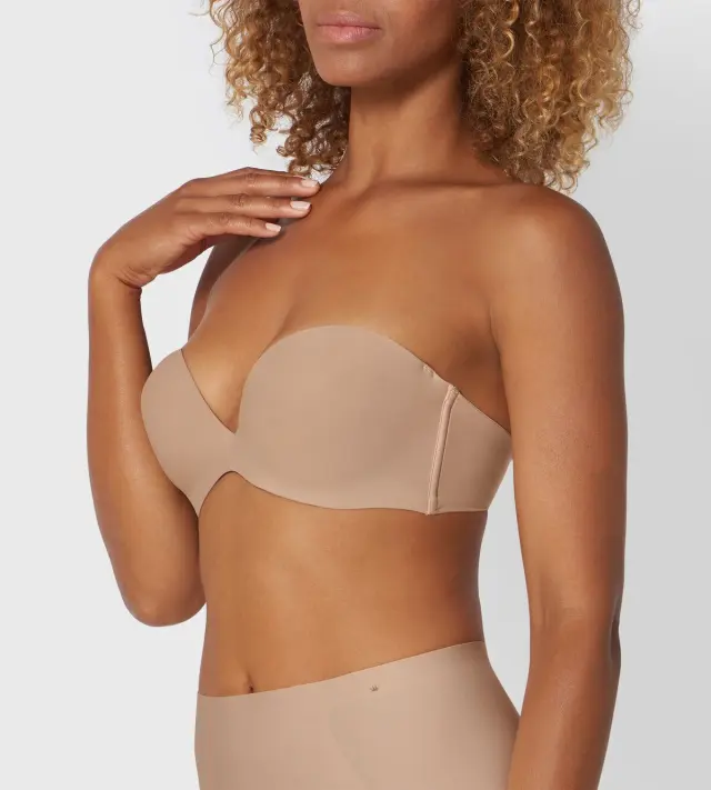 Triumph Σουτιέν Στράπλες Stepy Soft 01 WDP Μπεζ Απαλό 2