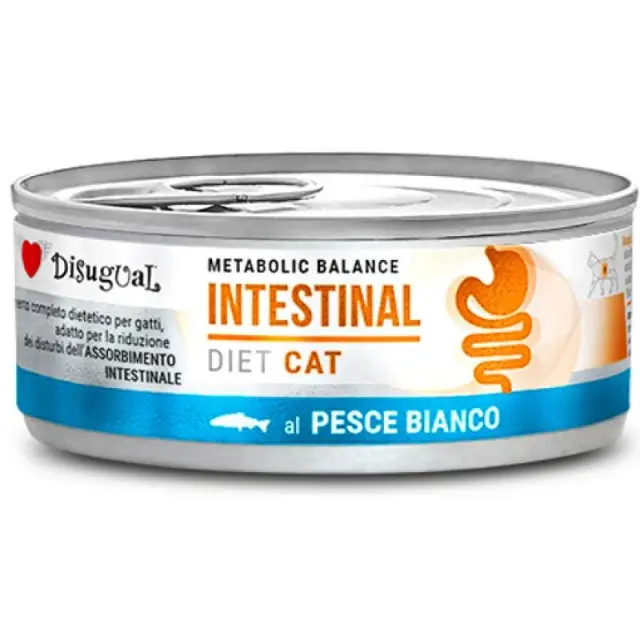 Disugual Intestinal Diet Cat Λευκά Ψάρια 85gr Μονόχρωμο