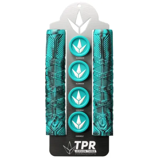 Blunt V3 Freestyle Scooter Grips - Black/Teal 2