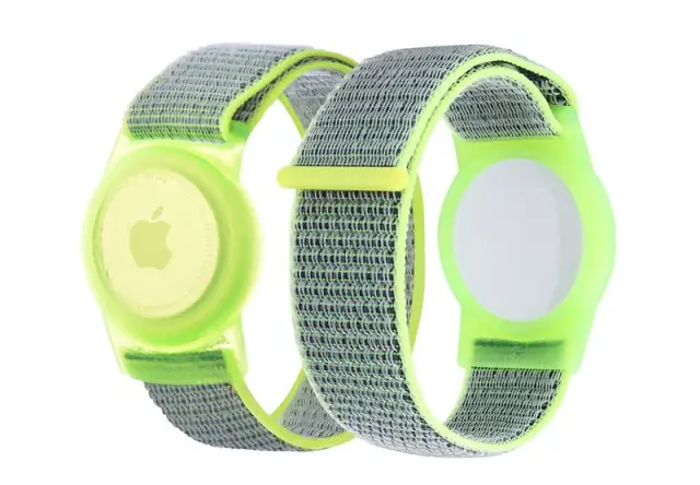 Mobile Origin AirTag Strap, green vibe