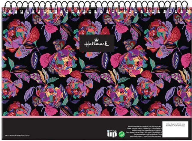 Hallmark Μπλοκ Ζωγραφικής Α4 30 Φύλλων Flowers / 333-33417 (Hallmark)