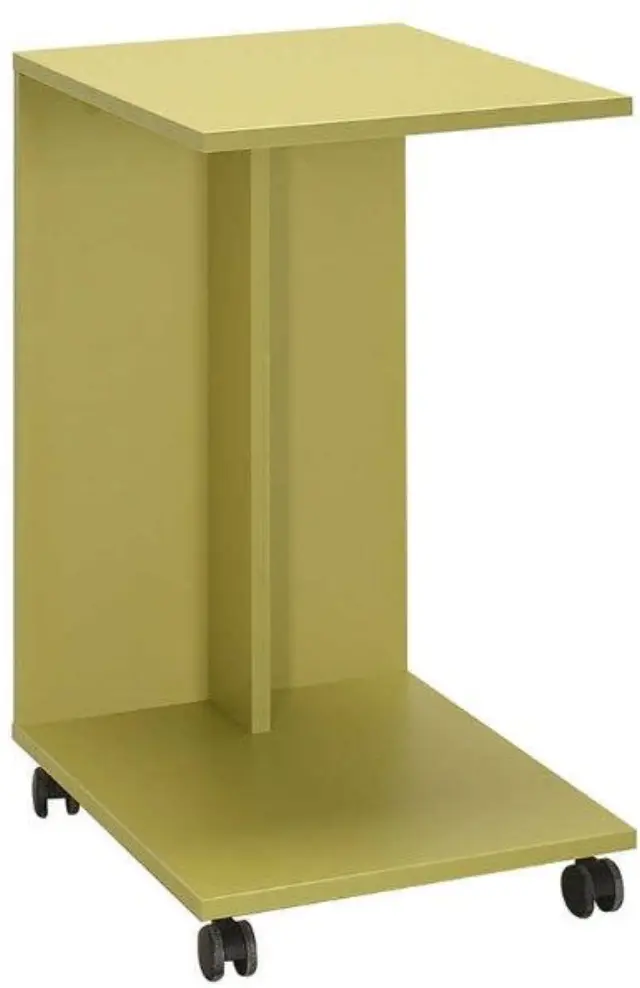 Τραπεζάκι SHP-108-YY C-Shape Κιτρινοπράσινο Μ45xΥ65xΒ45cm 3