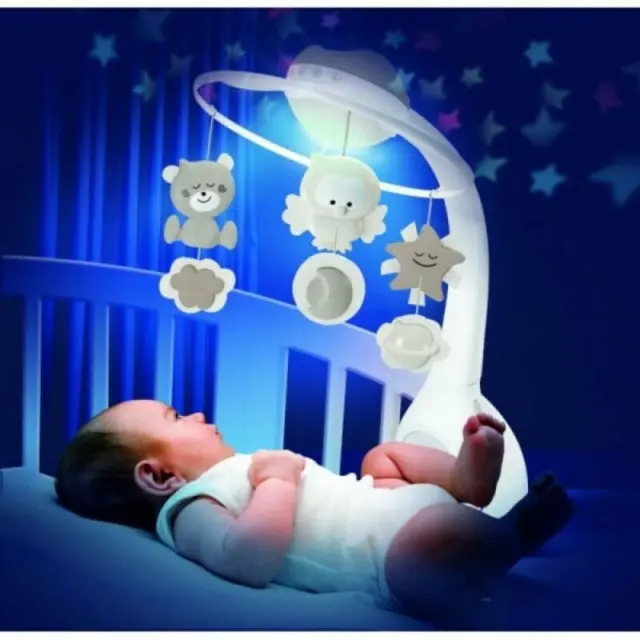 INFANTINO 3 IN 1 PROJECTOR MUSICAL MOBILE (ECRU) 3