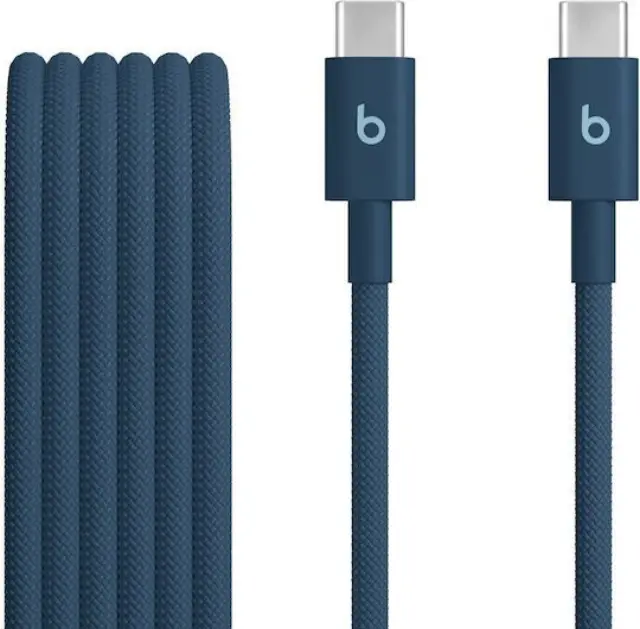Apple® - Beats Braided USB 2.0 Cable USB-C male - USB-C 60W Μαύρο 1.5m (MDGE4ZM/A.)