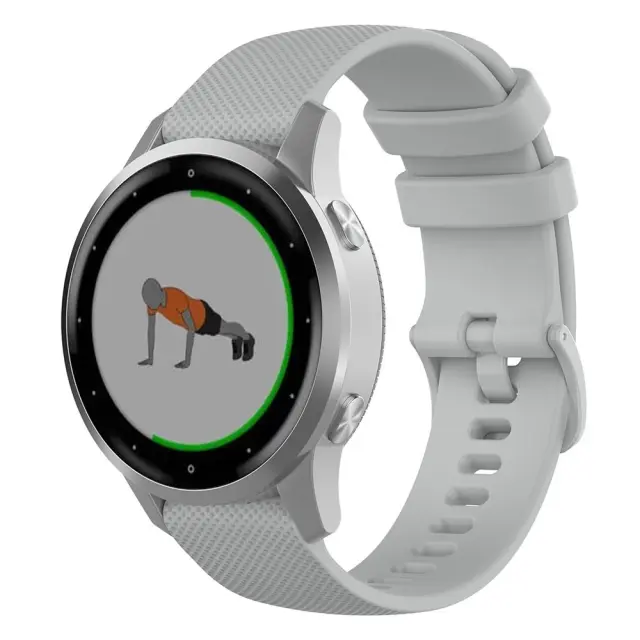 Texture Λουράκι για Smartwatch 18mm-Grey OEM