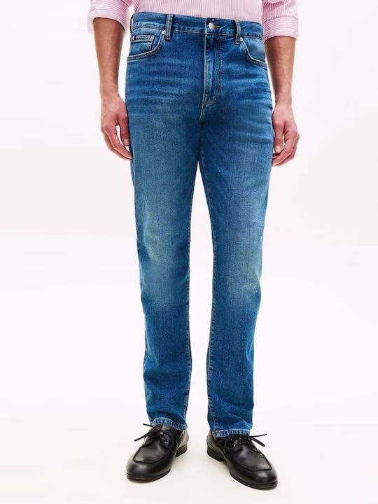 Tommy Hilfiger Denton Παντελόνι σε Slim Εφαρμογή Cobalt Blue Μπλε