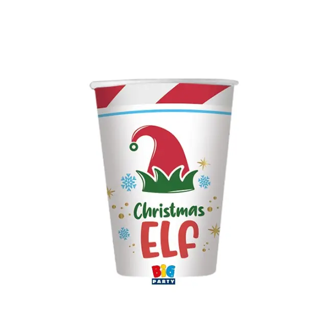 Ποτήρια Χάρτινα 250 ml Elf / 6 τεμ