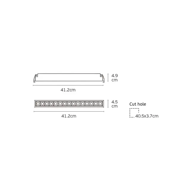 Sero 04618/15/B/W/30 Χωνευτό σταθερό φωτιστικό οροφής led 3000K 15x2W 30° Μαύρο 2