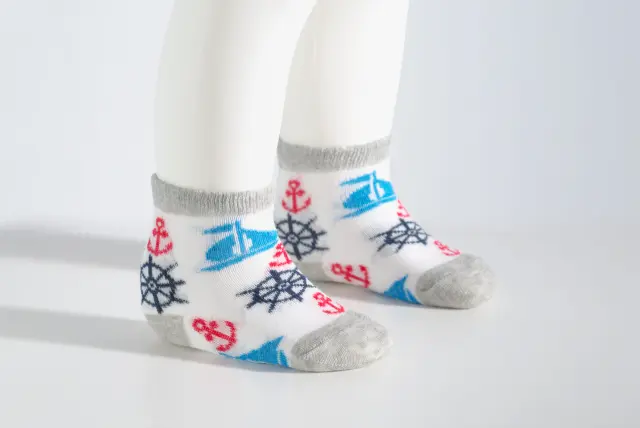 Socks Baby Ancher Γκρι
