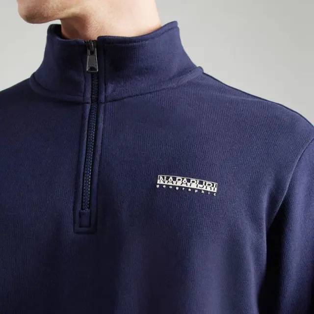 Napapijri - Ανδρικό Φούτερ B Small Box Relaxed Fit NP0A88TO-176 Μπλε Σκούρο - 2XL 2