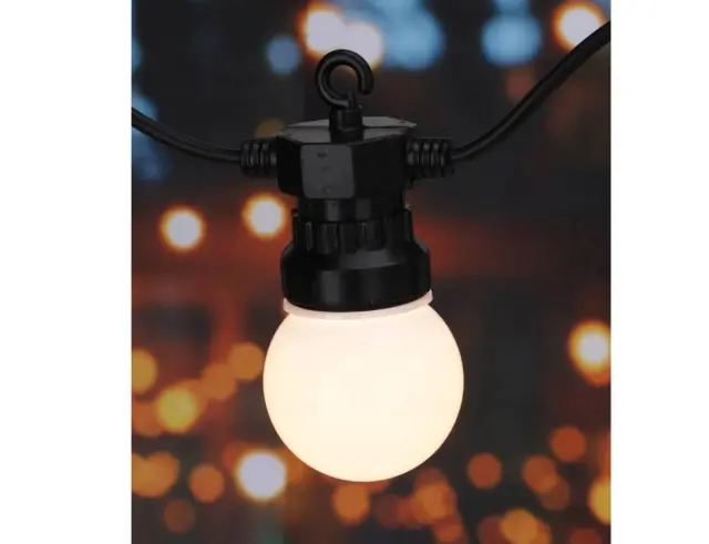 Διακοσμητικός Φωτισμός 20LED με χρονοδιακόπτη - 5 Μέτρα - Θερμό Λευκό LE2200320 2