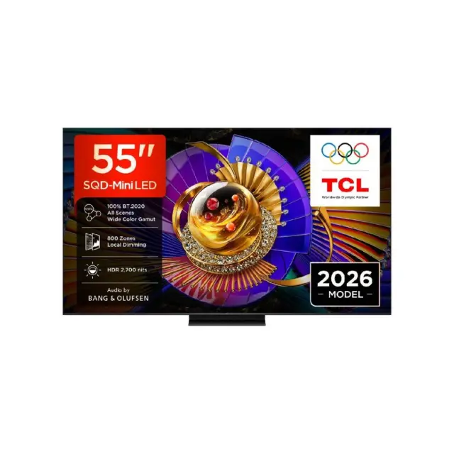 TCL TV" 55C7L SQD-MiniLED 4K GoogleTV 144Hz 2026