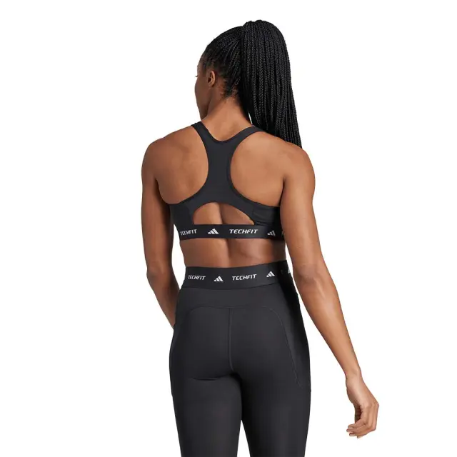 adidas Performance Women's TechFit Medium Support Bra Μαύρο JG1409 (adidas Performance) 2